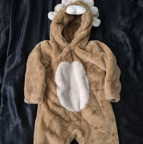 Adorable Brown Animal Onesie - Picture 1 of 3